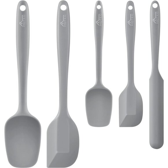 Food Grade Silicone Rubber Spatula Set High Heat Resistant Non Stick - Picture 6 of 11